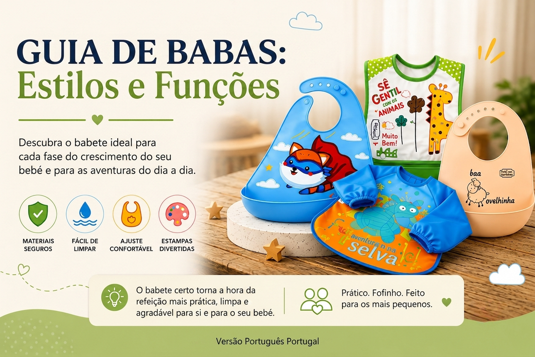 Modelos de babete de silicone com bolso coletor e babete impermeável com desenhos de animais para a hora da refeição do bebé em Angola