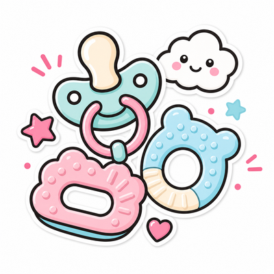 Pacifiers, Teethers and Teething