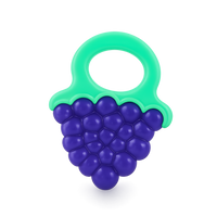 Mon Petit - Silicone Grape Baby Teether (MPTT057 -BDL7012) Cx/1